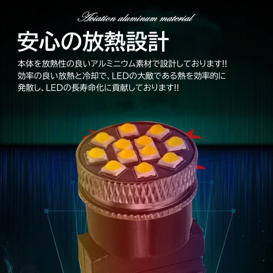S25 LED シングル DC 24V 12V ホワイト 無極性 バックランプ サイド