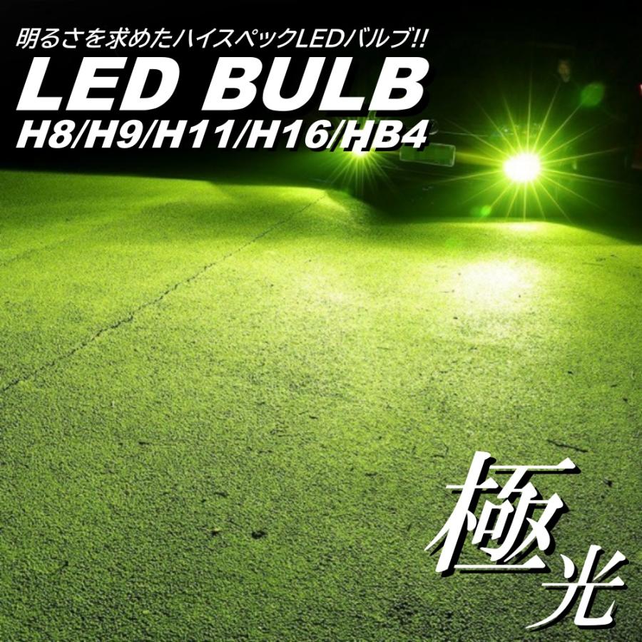強烈発光 LED ヘッドライト ヘッドランプ バルブ フォグランプ 車 爆光