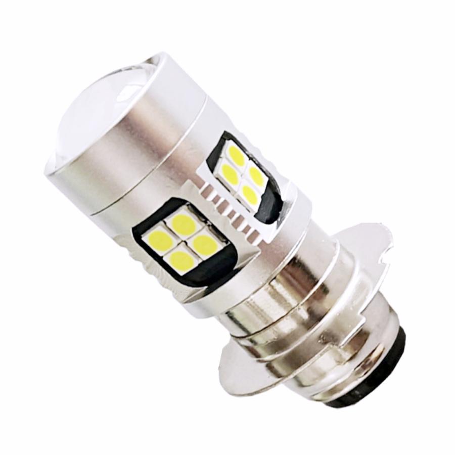 バイク 爆光 LED バルブ PH7 ヘッドライト T19L P15D-25-1 直流 DC12V