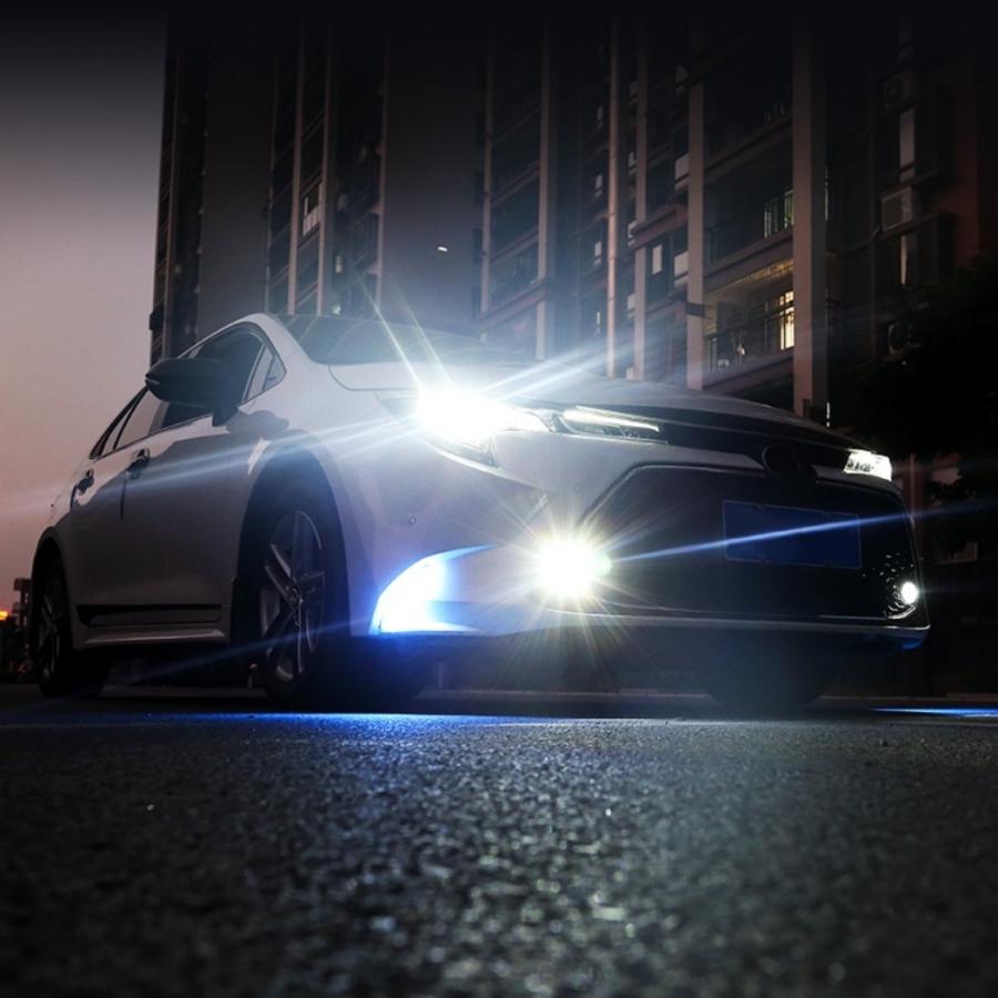 爆光LED 超高輝度 H4/H8/H9/H11/H16/HB3/HB4 24000LM ホワイト LED