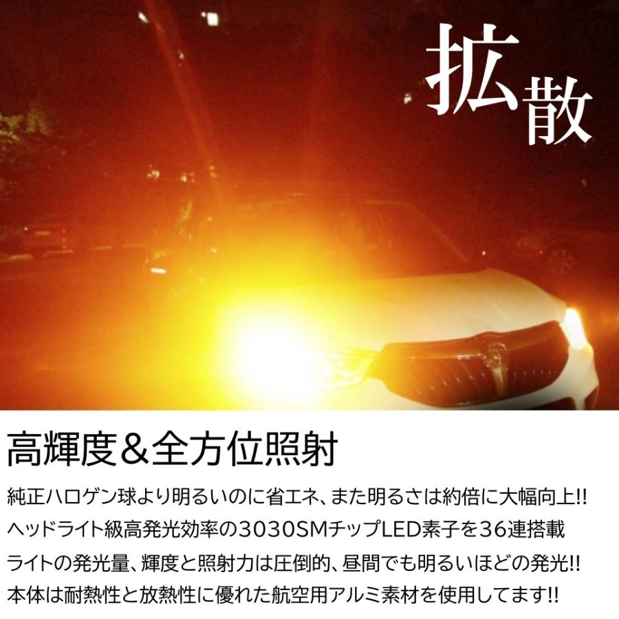 超爆光 LED ウインカー 36連 T20 S25 シングル 150度 180度 DC12V LED