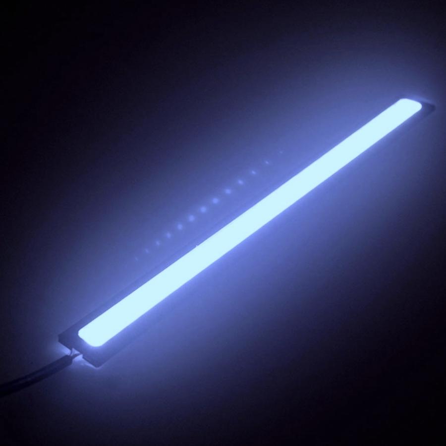 LED デイライト バー ライト 薄さ4mm ホワイト/ブルー/アイスブルー/アンバーDC12V 面発光 強力 全面発光 パネルラ イルミ COB 17cm｜various-goods｜11