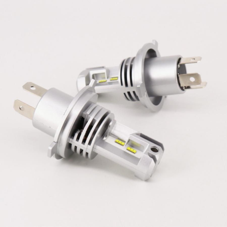 バイク LEDヘッドライト H4 Hi/Lo切替 直流12V専用 コンパクト ポン 