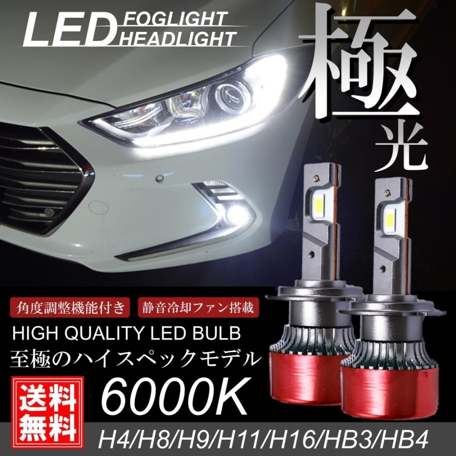 強烈発光 LED ヘッドライト ヘッドランプ バルブ フォグランプ 車 爆光