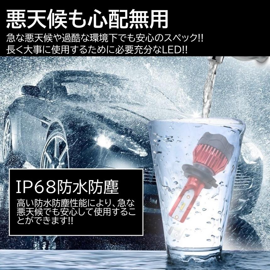 ライムグリーン 爆光LED 超高輝度 H8/H9/H11/H16/HB4 16000LM LED