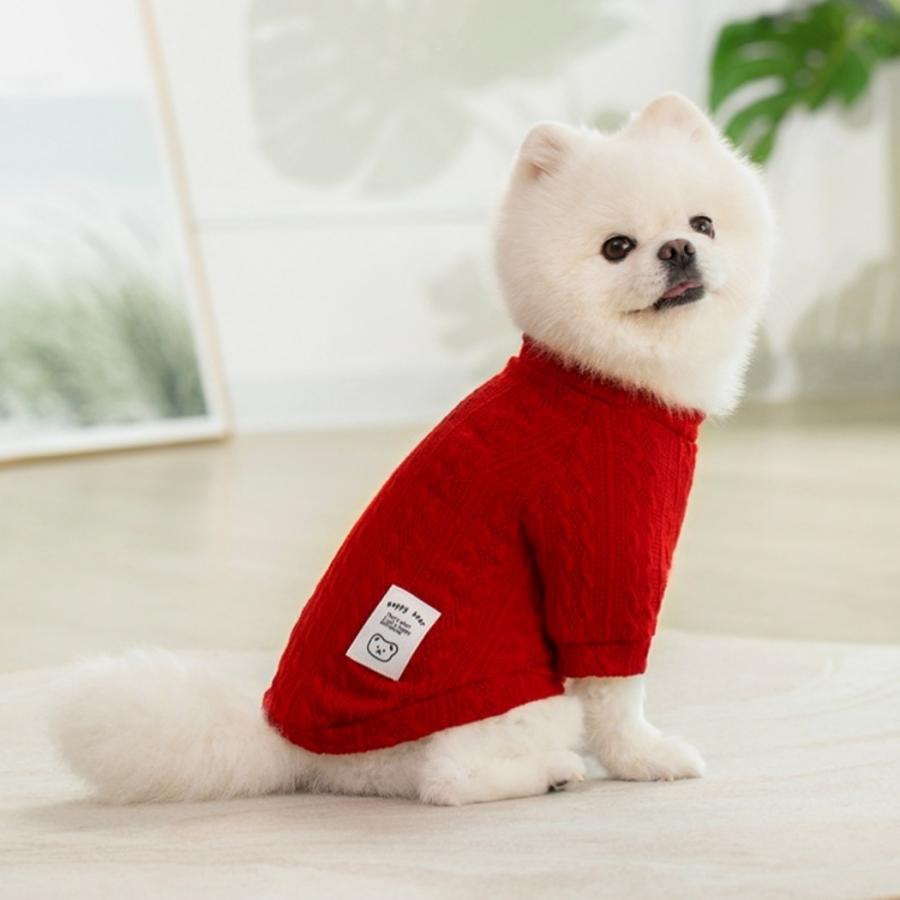 犬　猫　服　冬服　薄手　裏起毛　赤　レッド 6種類 犬服 冬 秋 最適 犬の服 春 ストレッチ 犬 服 ペット 可愛い