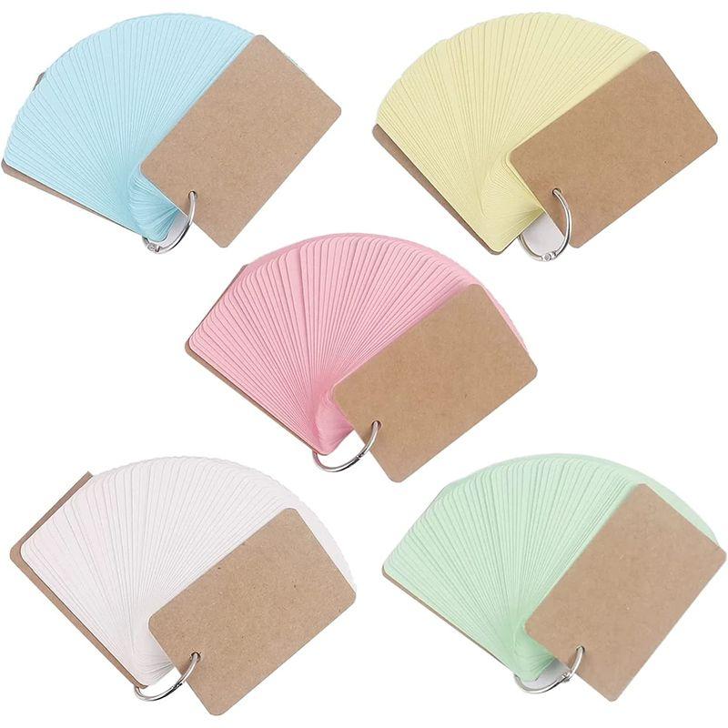 21春の新作 Variousマート単語帳 単語カード 暗記カード 寄せ書き メッセージカード 手帳 英語 語学 試験 漢字学習用品 暗記効率アップ 5冊 50枚 共250枚 Digitalyouthnetwork Org