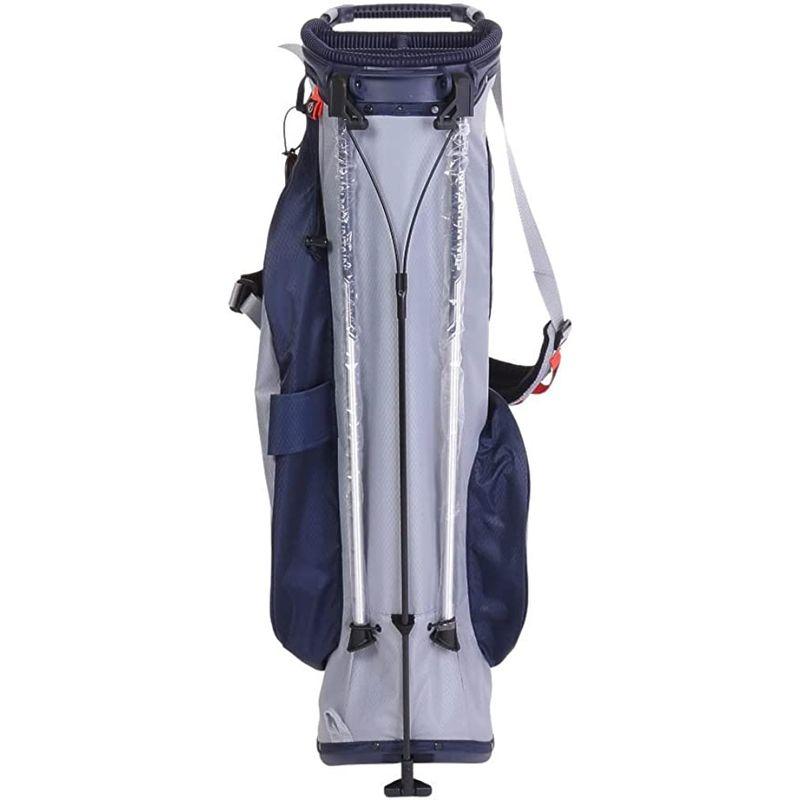 サンマウンテン 継続定番商品 キャディバッグ 軽量 (9.0型・4分割・スタンド式) / ゴルフ / 267-2980205 020_グレー 継続定番商品 キャディバッグ 軽量 0型 4分割 スタンド式 ゴルフ 020_グレー