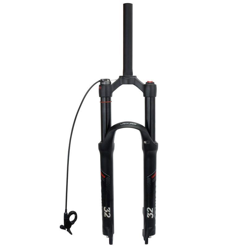 26 / 27.5 / 29インチマウンテンバイクサスペンションフォーク、テーパーステアラーとストレートステアラーフロントフォーク、手動ロッ