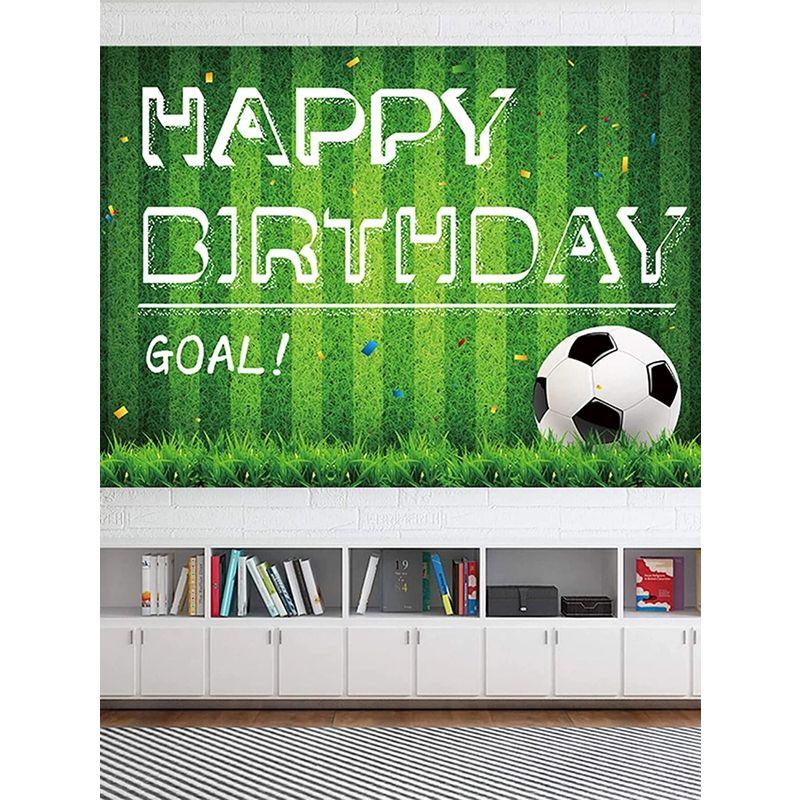 バースデー飾り用バナー 背景 壁紙 サッカー ボール スタジアム 装飾 デコレーション 誕生日 男の子 ボーイ 写真撮影 スタジオアクセサリ バリオス東海1号店 通販 Yahoo ショッピング