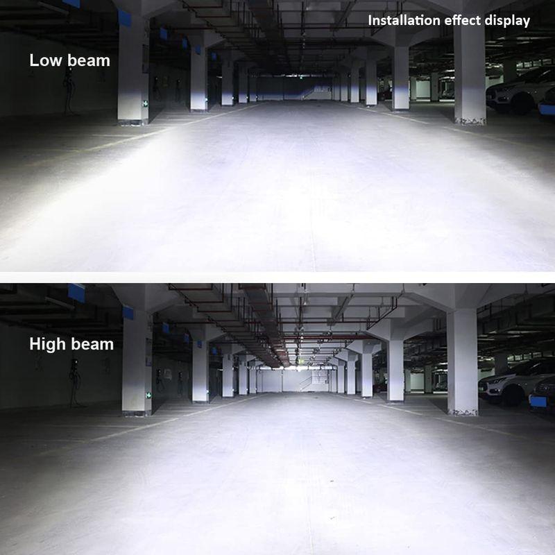 最新30000LM 爆光LEDヘッドライトH4 hi lo 6000k車検対応