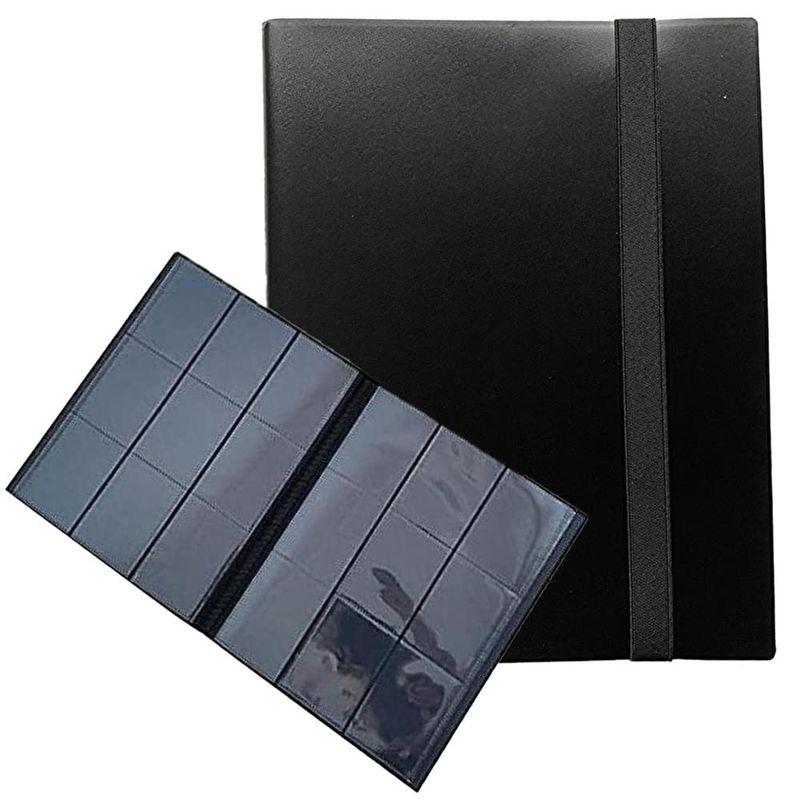 Yuusaki トレカファイル カードファイル トレカケース 9ポケット360枚収納 カードバインダー 持ち運び便利 Puレザー ベルト付き 025 バリオス東海1号店 通販 Yahoo ショッピング