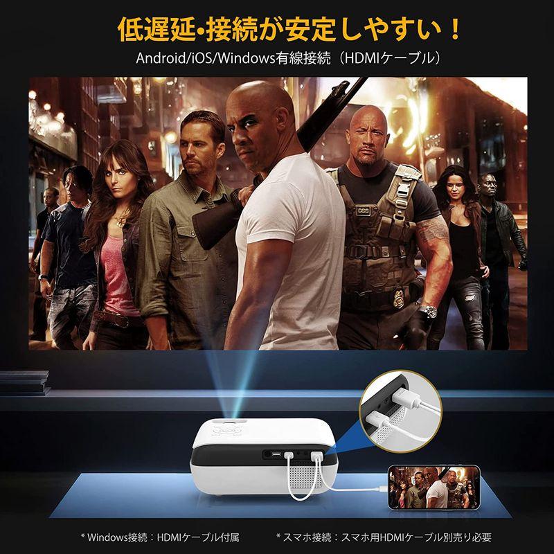 30％OFF】プロジェクター 小型 家庭用 プロジェクター 9500LM