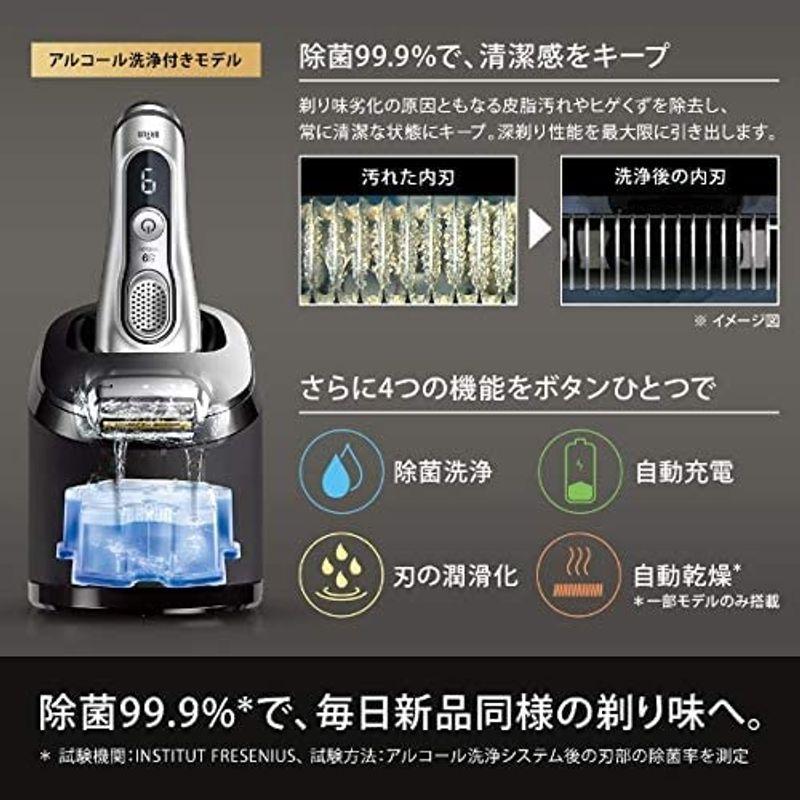 ブラウン シリーズ9  電気シェーバー 水洗い/お風呂剃り可 未使用品 Amazon | 【除菌洗浄器付き】 ブラウン シリーズ9 メンズ電気