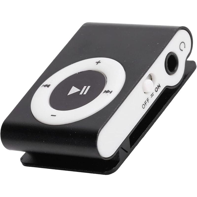 オーディオプレーヤー 音楽プレーヤー TFカードサポート イヤホン付属 液晶画面 MP3プレーヤー 5時間再生(黒)