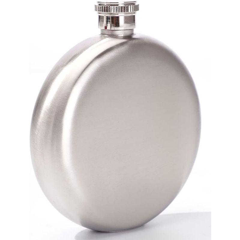 最大97%オフ!最大97%オフ!オーディオファン スキットル ステンレス ヒップフラスコ ステンレス製ボトル 5oz 5オンス(約148ml) 丸型 アルコール用品 信楽焼 ボトル ラジウムボトル黒短 幅9x直径9x高さ21.3cm 550-08