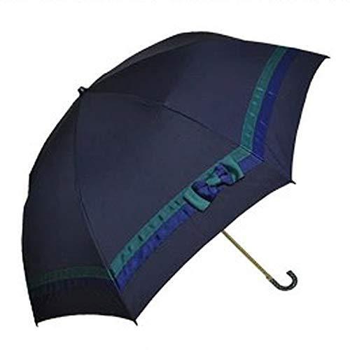 [ピンクトリック] 折りたたみ 傘 晴雨兼用 UVカット 【81070】ネイビー×グリーン｜various-tokai-1｜02