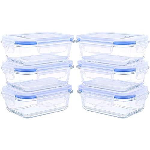 Kinetic 耐熱ガラス製 保存容器 6個セット 1100ml 6個 Bpaフリー 耐熱耐冷 電子レンジ可 食器洗い機可 漏れ防止 シミ防止 におい防止クリア 大容量 食品保存容器 Www Forsellmaskin Se