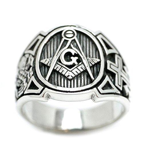 シルバーワン シルバー925 フリーメイソン リング メンズ Mh シンボル フリーメーソン 19号 Attmvz8lkk Xone Gg