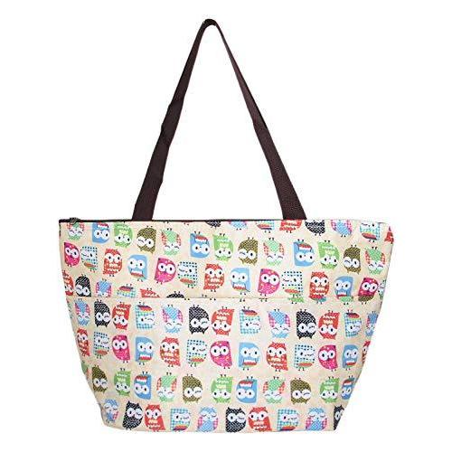 Mika Maya 保冷 保温 エコバッグ トートバッグ フクロウ 独創的