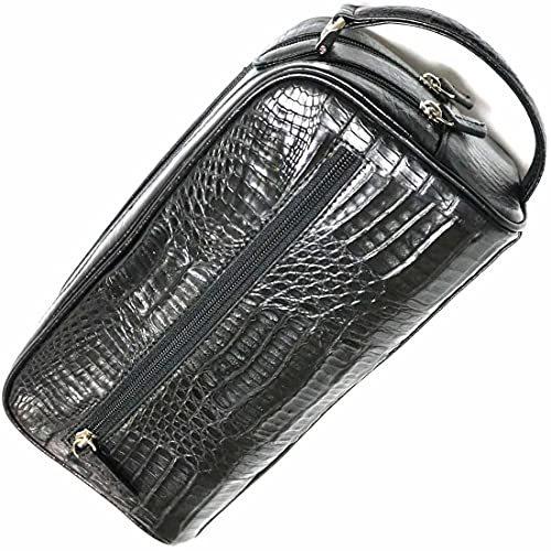 ブラック セカンドバッグ メンズ ビジネスバッグ クロコダイル クロコ