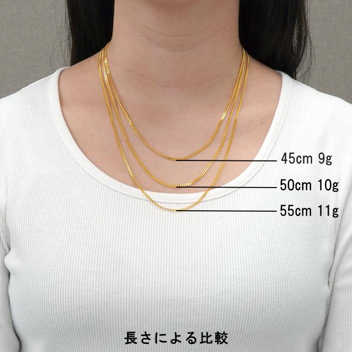 喜平 ネックレス 24金 純金 シングル 2面 55cm 11g 造幣局検定マーク