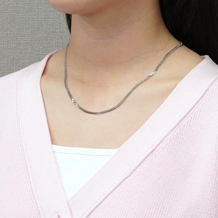 喜平 ネックレス プラチナ Pt1000 ダブル 6面 45cm 9g 造幣局 喜平 ネックレス プラチナ Pt1000 ダブル 6面 45cm 9g 造幣局