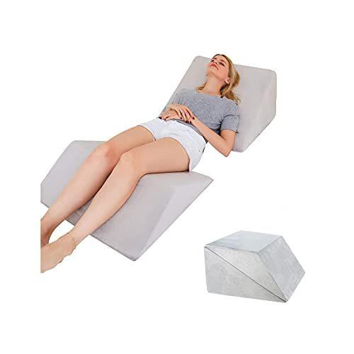 第一ネット Grey 001 三角クッション 敬 腰痛対策 ウェッジ枕 ごろ寝クッション なだらか 高反発 体位変換 腰枕 傾斜枕 三角枕 介護用 背中クッション 読書用 背もたれ マタニティ 産後用品 Www Kat Ae