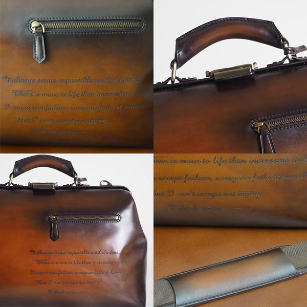 取寄品 ビジネスバッグ ビジネス鞄 2WAY A4 ダレスバッグ ヴィンテージレザー ボストンバッグ ショルダーバッグ 通勤 10434 メンズバッグ 送料無料の画像
