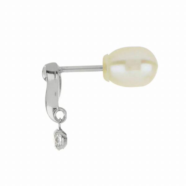 取寄品 Crossfor New York クロスフォー NSE-005 two hearts ハート ピアス シルバー イヤーアクセサリー レディース アクセサリー ジュエリー 送料無料 | Crossfor NewYork | 01