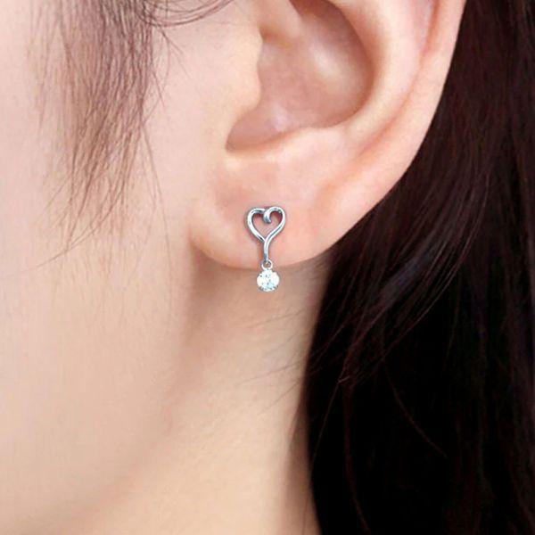 取寄品 Crossfor New York クロスフォー NSE-005 two hearts ハート ピアス シルバー イヤーアクセサリー レディース アクセサリー ジュエリー 送料無料 | Crossfor NewYork | 03