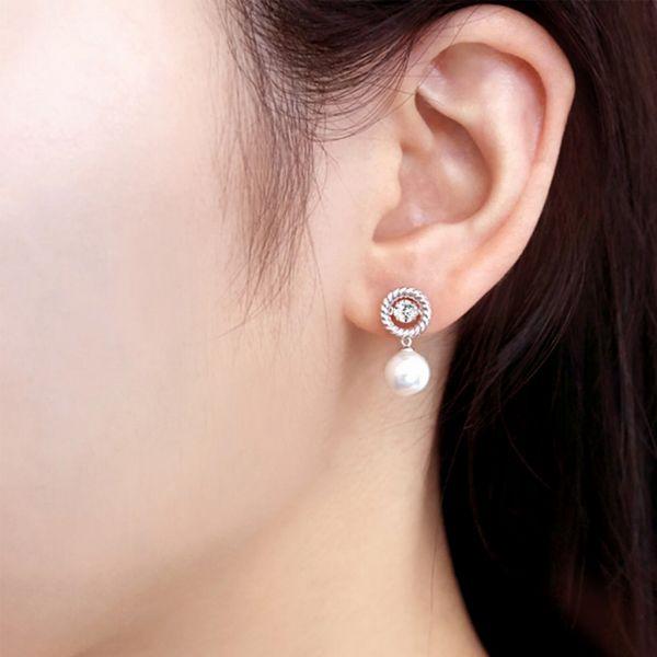 取寄品 Crossfor New York クロスフォー NYE-124 Feminine フェミニン ピアス パール シルバー イヤーアクセサリー アクセサリー ジュエリー 送料無料 | Crossfor NewYork | 03