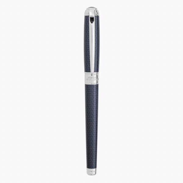 超美品 デュポン 415104M ラインD ボールペン ミディアム ブルー S.T.