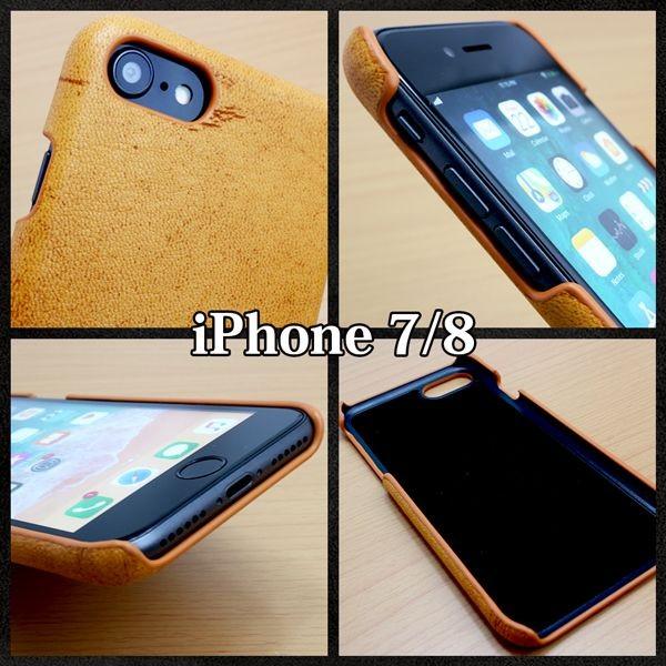 高品質 安心の日本製本革 鹿革 ディアスキン iPhone7/8/X/XS対応