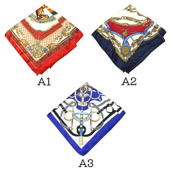 ワンポイントなおしゃれにぴったりなスカーフ サテンスカーフ バッグスカーフ ヘアアレンジ ヘッドスカーフ ファッションアイテム VS02 |  | 02