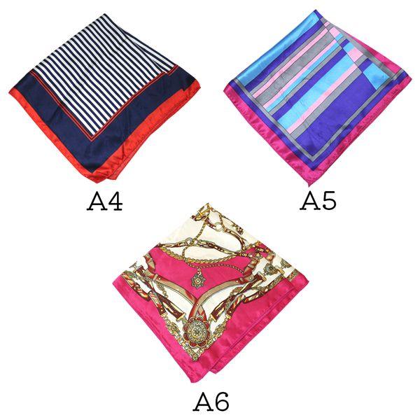 ワンポイントなおしゃれにぴったりなスカーフ サテンスカーフ バッグスカーフ ヘアアレンジ ヘッドスカーフ ファッションアイテム VS02 |  | 03