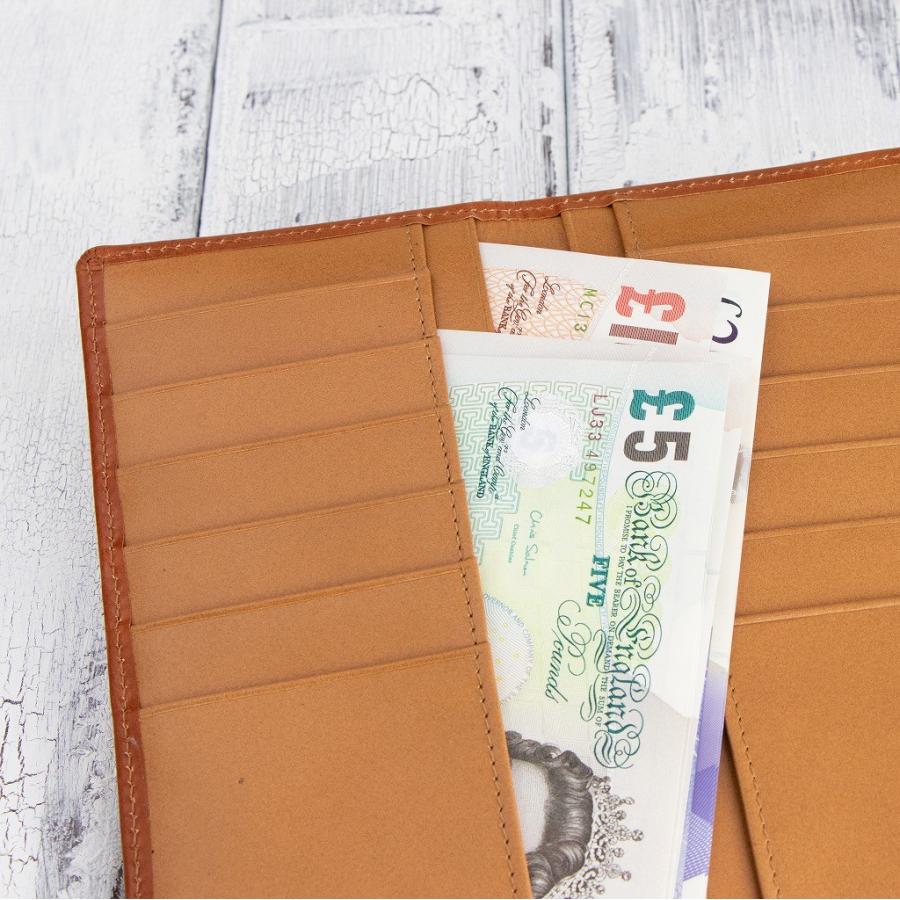 本革イタリアンレザー薄型長財布 HA-6004 メンズ財布 送料無料