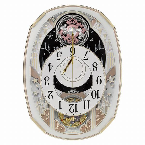 RHYTHM 取寄品 正規品 リズム時計 4MN551RH03 電波からくり時計