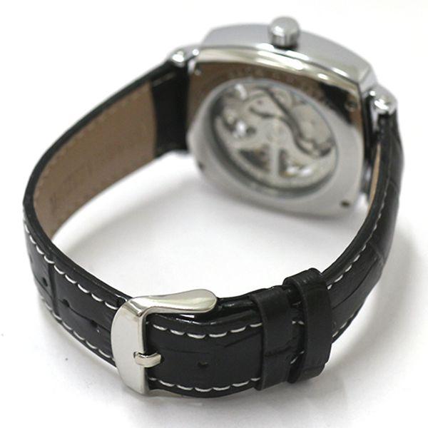 自動巻き腕時計 ATW043-SVBK スクエアケース フルスケルトン腕時計