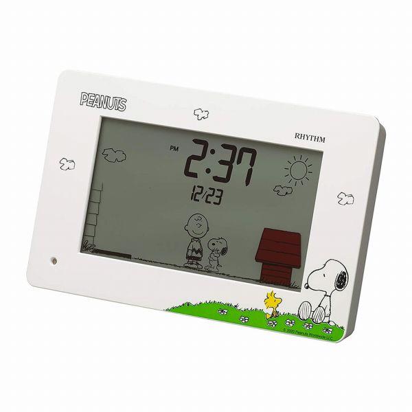 取寄品 正規品 RHYTHM リズム時計 8RDA79MS03 スヌーピー スヌーピーR79 デジタル表示 置き時計 | RHYTHM（時計）