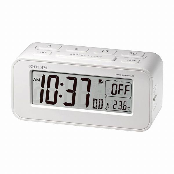 取寄品 正規品 RHYTHM リズム時計 8RZ231SR03 スタンダード フィットウェーブタイマーD231 デジタル表示 置き時計 | RHYTHM（時計）