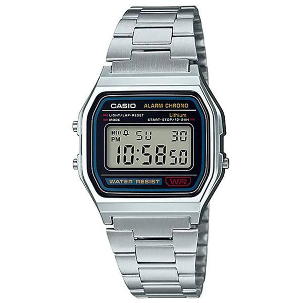 取寄品 正規品 CASIO腕時計 カシオ STANDARD チプカシ デジタル表示 長方形 カレンダー LEDライト A158WA-1J メンズ腕時計 | CASIO