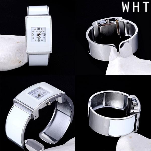 腕時計 レディース レディース腕時計 AV034 レクタンギュラー バングルウォッチ 存在感のあるシンプルデザイン |  | 04