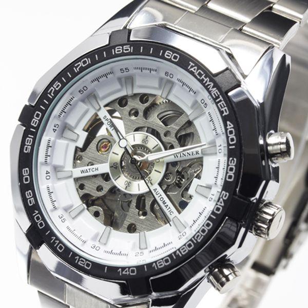 腕時計 メンズ メンズ腕時計 自動巻き腕時計 ATW025 重厚なビッグケース スケルトン シンプル |  | 03