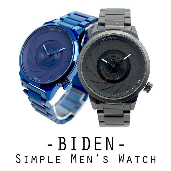 腕時計 メンズ BIDEN メンズ腕時計 バイデン BD010 SEIKOムーブメント 日常生活防水 シックな文字盤でクールに決まる 手元から魅力的 送料無料 | 