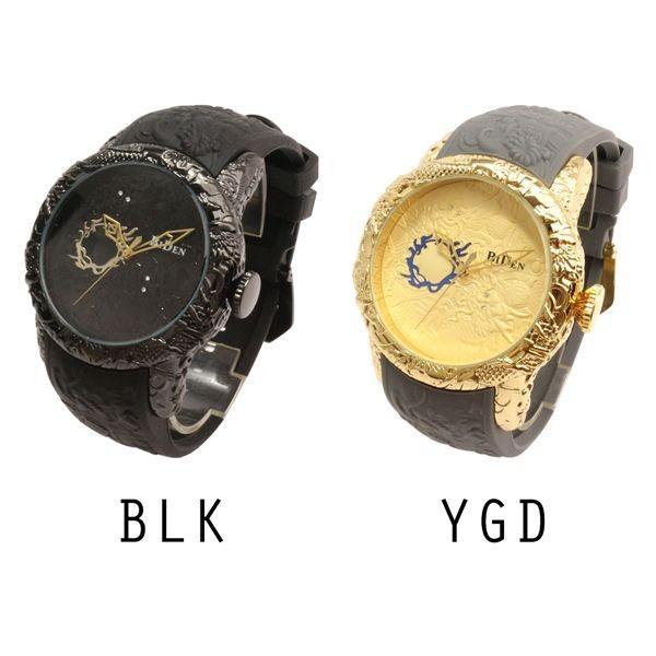 腕時計 メンズ BIDEN メンズ腕時計 バイデン BD011 日本製CITIZENムーブメント 日常生活防水 凛々しい龍が目を光らす 和柄 送料無料 |  | 03