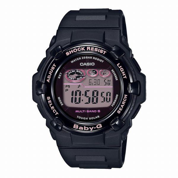 取寄品 正規品 CASIO腕時計 カシオ BABY-G ベイビージー デジタル表示 丸形 ソーラー 20気圧防水 BGR-3000UCB-1JF レディース腕時計 送料無料 | CASIO