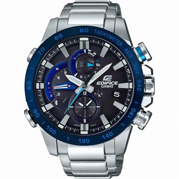 取寄品 正規品 CASIO腕時計 カシオ EDIFICE エディフィス アナログ表示 タフソーラー 丸形 10気圧防水 EQB-800DB-1AJF メンズ腕時計 送料無料 | CASIO