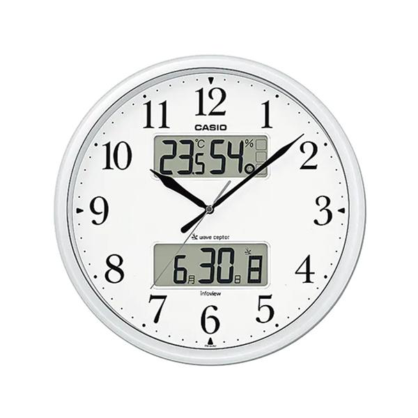 取寄品 正規品 CASIO時計 カシオ 掛け時計 掛時計 ITM-660NJ-8JF アナログ表示 液晶日付表示 電波時計
