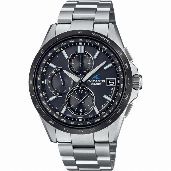 取寄品 正規品 CASIO腕時計 カシオ OCEANUS オシアナス 日本製 アナログ表示 ソーラー 丸形 カレンダー OCW-T2600J-1AJF 人気モデル メンズ腕時計 送料無料 | CASIO